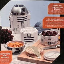 Kit de almoço Back To School Star Wars R2-D2 Bento caixa estrela da morte saco de selo sanduíche comprar usado  Enviando para Brazil
