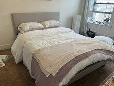 Linen upholstered queen for sale  Chicago