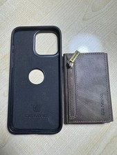 Custodia portafoglio pelle usato  Crema