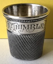 Antique thimbleful sterling for sale  Lombard
