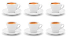 Espressotassen untertassen wei gebraucht kaufen  München