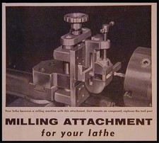 Milling machine attachment for sale  Diamond Point