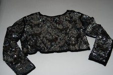 Bolero schwarz pailletten gebraucht kaufen  Hillscheid