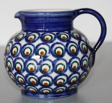 Keramikkrug dekor pfauenauge gebraucht kaufen  Uetersen