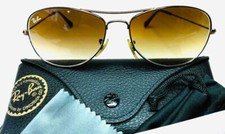 ÓCULOS DE SOL RAY-BAN RB3362 COCKPIT AVIADOR BRONZE/MARROM DEGRADÊ 56/14 135, usado comprar usado  Enviando para Brazil