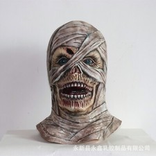 Máscaras cosplay caveira múmia cabeça cheia festa de Halloween máscara adereços látex comprar usado  Enviando para Brazil