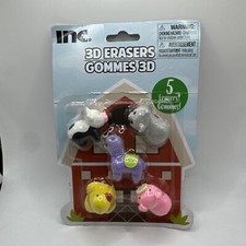 Farm animal erasers for sale  Orange