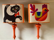 Pair orange lacquered d'occasion  Expédié en Belgium