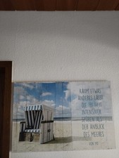 Wandbild strandkorb maritim gebraucht kaufen  Hamm