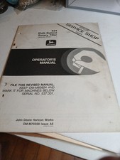 Operators manual 624 for sale  Taft