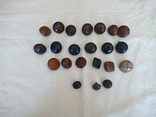 Vintage leather buttons for sale  ELLESMERE PORT