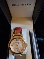 Diamond mens wristwatch for sale  SOUTH MOLTON