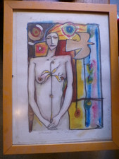 Oeuvre papier 30x40 d'occasion  Toulon-