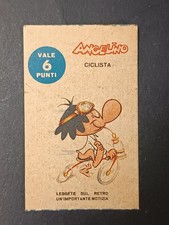 Figurina angelino ciclista usato  Italia