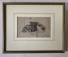 Vintage pencil drawing for sale  BEDFORD