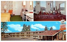 Cartão postal Bend Oregon OR; Maverick Motel, restaurante, lounge, piscina, TV no quarto PC comprar usado  Enviando para Brazil