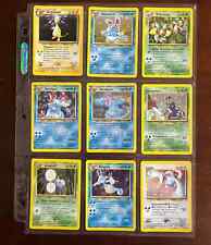 Pokemon - Neo Genesis ⭐️ Cartes Anglaises Seules - Communes Non Rare Vintage, używany na sprzedaż  Wysyłka do Poland