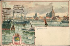 Wappen litho rostock gebraucht kaufen  Berlin