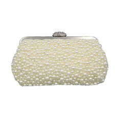 Women pearl clutch for sale  LEICESTER