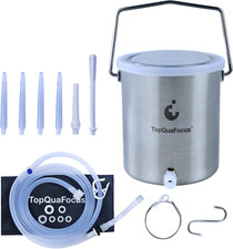 Kit de balde de enema de aço inoxidável para limpeza de cólon enem reutilizável comprar usado  Enviando para Brazil