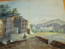 Ecole FRANCAISE XIX DESSIN AQUARELLE PAYSAGE MERIDIONAL COTE d'AZUR ITALIE 1830, usado comprar usado Ecole FRANCAISE XIX DESSIN AQUARELLE PAYSAGE MERIDIONAL COTE d'AZUR ITALIE 1830, usado comprar usado  Enviando para Brazil