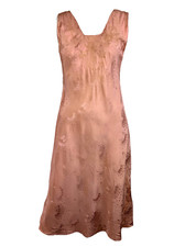 Camisola vintage chinesa anos 30 bordada brocado de seda lounge boudoir slip comprar usado  Enviando para Brazil