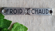Ancienne petite plaque d'occasion  Le Poinçonnet