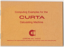 Curta calculator instruction gebraucht kaufen  Hamburg