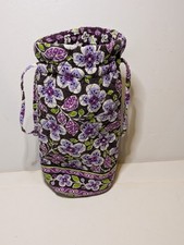 Vera Bradley Bolsa Garrafa de Vinho Cheers To You Pétalas de Ameixa Cordão Floral  comprar usado  Enviando para Brazil