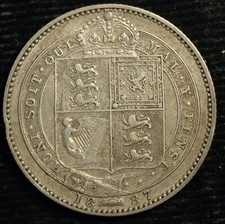 Shilling 1887 1901 for sale  SIDMOUTH