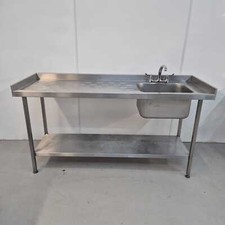 Stainless single bowl for sale  BRIDGWATER