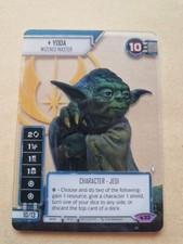 Star Wars Destiny - Yoda cartão acrílico Spotgloss comprar usado  Enviando para Brazil