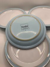 Denby blue linen for sale  THAMES DITTON