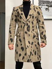 ZARA MEN FW19 Rzadki Blogerzy NEOPUNK LAMPART zwierzę PŁASZCZ Z NADRUKIEM Limitowana edycja M na sprzedaż  PL