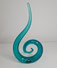 Teal art glass for sale  LOUTH