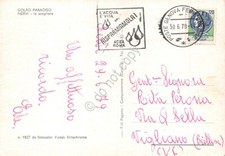 Cartolina nervi scogliera usato  Milano