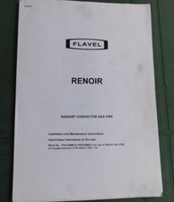 Manual. flavel renoir for sale  BIRMINGHAM