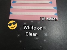 Usado, Kit de sobreposição de adesivos de conversão velocímetro mostradores Mph Kph - branco transparente comprar usado Usado, Kit de sobreposição de adesivos de conversão velocímetro mostradores Mph Kph - branco transparente comprar usado  Enviando para Brazil