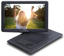 Leitor de DVD portátil IMPECCA 15,4" 180° tela giratória CD DVD USB SD, bateria de 5 horas, usado comprar usado  Enviando para Brazil