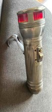 LANTERNA ANTIGA VINTAGE EUA LITE CABEÇA VERMELHA EM FORMA DE BALA c 1921 comprar usado  Enviando para Brazil