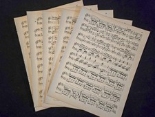 Vintage sheet music for sale  HADDINGTON