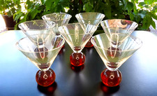 Bola bolha vintage MCM parte inferior Martini/Cosmo vidro soprado esfera atômica 5,5” comprar usado  Enviando para Brazil