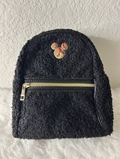 Usado, Mini Mochila Disney Mickey Mouse com Berloque Mickie Preta Sherpa Nova Sem etiquetas comprar usado  Enviando para Brazil