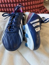 Chuteiras de futebol Adidas F50 Trx Fg couro azul tamanho 7 EUA, usado comprar usado  Enviando para Brazil