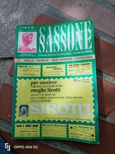 Sassone 1978 catalogo usato  Savona