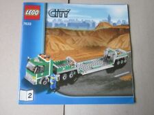 Lego City Bauanleitung Instruction  7633-2 Tieflader, Flatbed comprar usado  Enviando para Brazil