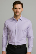 Usado, Camisa social masculina Calvin Klein ajuste regular XXL 18 em 34-35 listrada roxa comprar usado  Enviando para Brazil