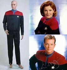 Novo Conjunto Completo de Uniforme de Comando Star Trek Voyager Vermelho Fantasia Cosplay Halloween comprar usado  Enviando para Brazil