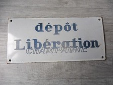 Plaque emaillee depot d'occasion  Saint-André-les-Vergers