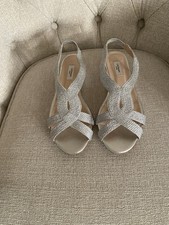 Bennett silver sandals for sale  MALDON